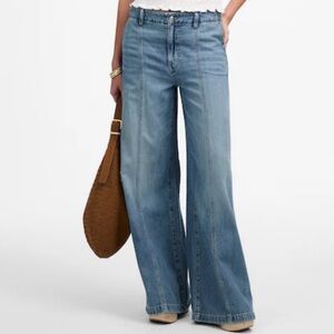 Madewell High Rise Wide Trouser Jeans